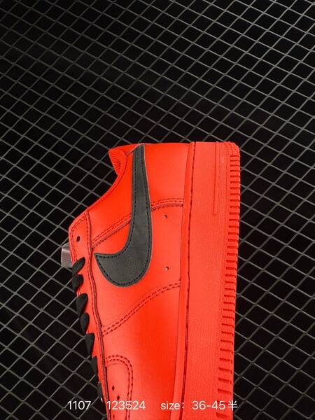 Nike Air Force 1 Low red black EU 36-45 lifestyle