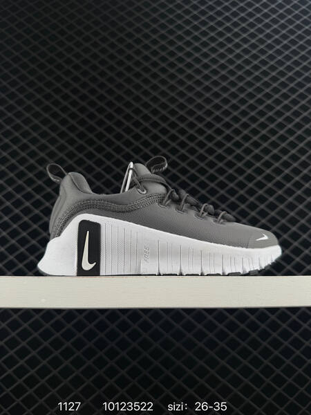 Nike Free Metcon 6 White Grey Pink 26-35 training lifestyle