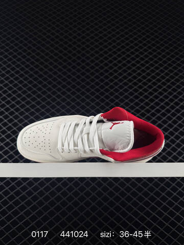 Jordan Air Jordan 1 Low Sail Red EU 36-45 Sneaker - Unisex (BS-79812)
