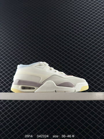 Jordan Air Jordan 4 RM White Black Red Sail Brown Cream EU 36-46 Basketball Shoe - Unisex (BS-80716)