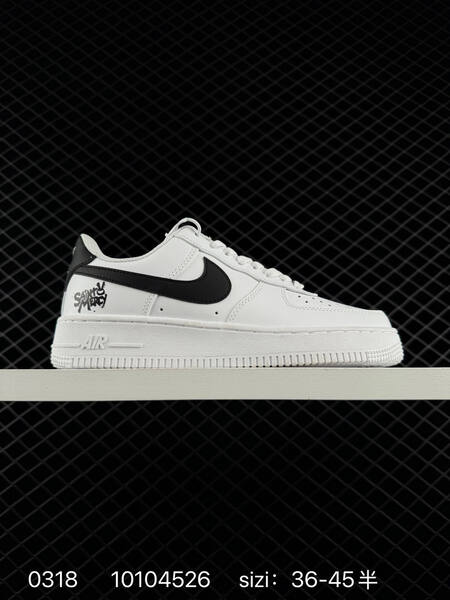 Nike Air Force 1 07 White Black EU 36-45 5 lifestyle