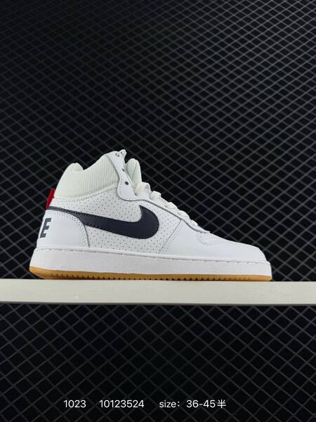 Nike Court Borough Mid White Grey Burgundy White Black Gum White Grey Blue White Red Black EU 36-45 5 casual lifestyle