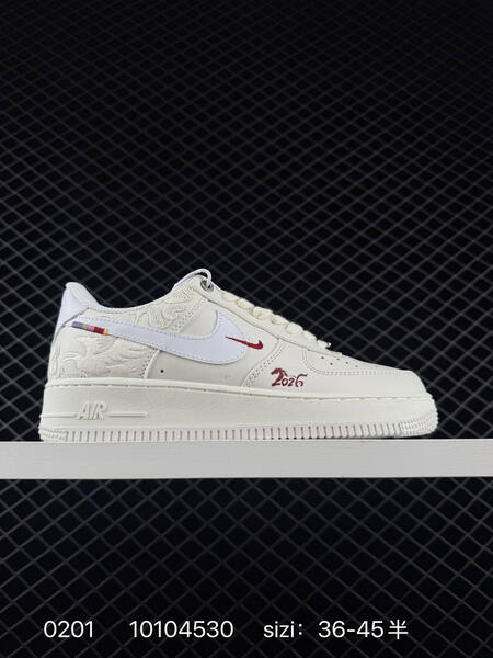 Nike Air Force 1 07 IQ1119-012 Sail White with red accents EU 36-45 lifestyle