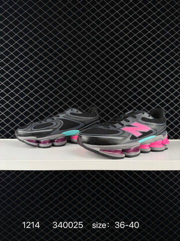 New Balance 2000 black grey pink cyan purple EU 36-40 running shoe
