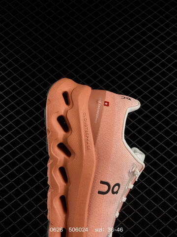 On Cloudsurfer Max Peach Pink White Dark Gray EU 36-46 Running Shoe Running Sneakers - Unisex (BS-85118)