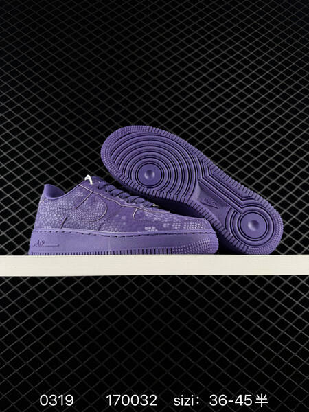 Nike Air Force 1 07 Low purple black snakeskin EU 36-45 5 lifestyle