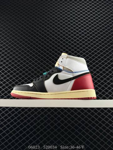 Jordan Union Los Angeles x Air Jordan 1 Retro High OG NRG Black White Red Cream Grey EU 36-46 Basketball Shoe - Unisex (BS-81159)