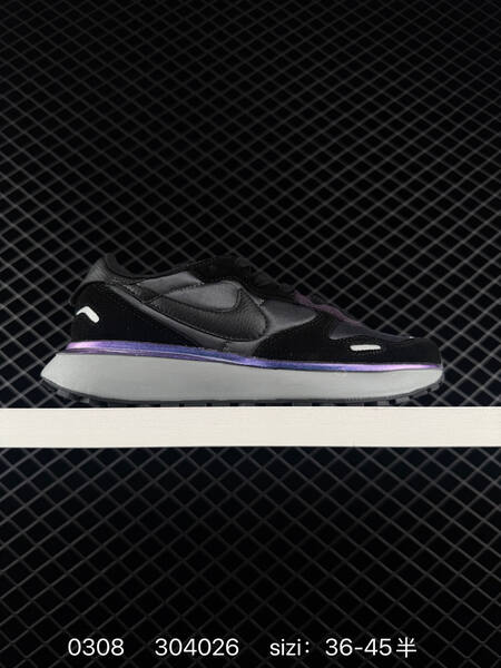 Nike Phoenix Waffle black white 36-45 running lifestyle