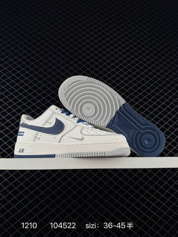 Nike Air Force 1 Low White Blue EU 36-45 Lifestyle - Unisex (BS-73788)