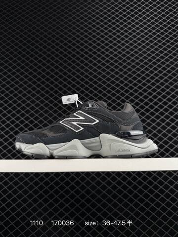 New Balance 9060 black dark grey light grey EU 36-47 5 sneaker