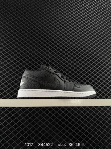 Jordan Air Jordan 1 Low Black Yellow White EU 36-46 Sneaker - Unisex (BS-80494)