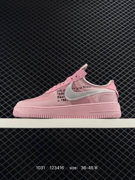 Nike OFF-WHITE x Air Force 1 pink EU 36-45 lifestyle