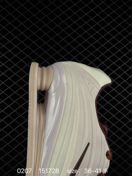 Nike Shox R4 Sail Cream with Brown EU 36-41 5 lifestyle