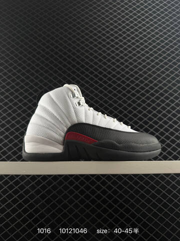 Jordan Air Jordan 12 Retro White Blue Black EU 40-45 Basketball Shoe - Men's (BS-80507)