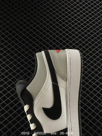 Jordan Air Jordan 1 Low HF3188-106 White Black Grey Red EU 36-46 Sneaker - Unisex (BS-80683)