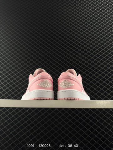 Jordan Air Jordan 1 Low White Light Pink EU 36-40 Sneaker - Unisex BS-80591