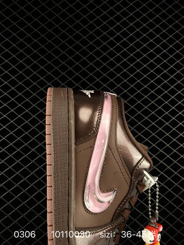 Jordan Air Jordan 1 Low Dark Brown Light Pink EU 36-45 Sneaker - Unisex (BS-79700)