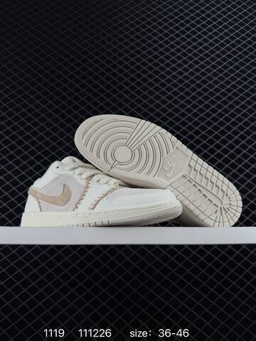 Jordan Air Jordan 1 Low Blue White Black Yellow EU 36-46 Sneaker - Unisex (BS-80232)
