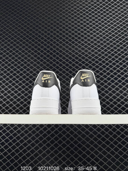 Nike Air Force 1 Low White Black Gold EU 35-45 5 lifestyle