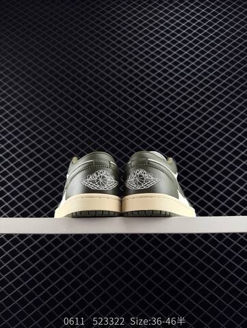 Jordan Air Jordan 1 Low White Wheat Black Sail EU 36-46 Sneaker - Unisex (BS-81225)