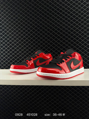 Jordan Air Jordan 1 Low OG SP HV4089 Black Red White EU 36-46 Basketball Shoe - Unisex (BS-80611)