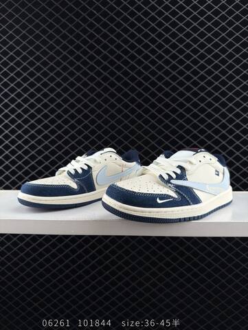 Nike Air Jordan 1 Low Black White EU 36-45 Sneaker - Unisex (BS-81146)