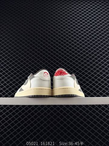 Jordan Air Jordan 1 Low Travis Scott Fragment DM7866-140 Sail Black Military Blue Cream EU 36-45 Sneaker - Unisex (BS-81321)