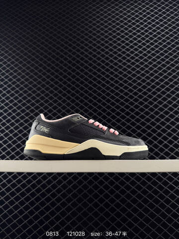 Jordan Flight Court Black Pale Pink Cream Yellow EU 36-47 Sneaker - Unisex (BS-80924)