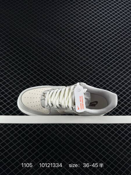 Nike Air Force 1 07 Low light grey cream taupe EU 36-45 5 lifestyle