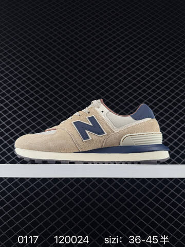 New Balance 574 U574BSI1 Beige Navy Off White Brown EU 36-45 Sneaker - Unisex (BS-82383)