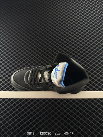 Jordan Air Jordan 5 Black Blue White EU 40-47 Basketball Shoe - Men's (BS-80925)