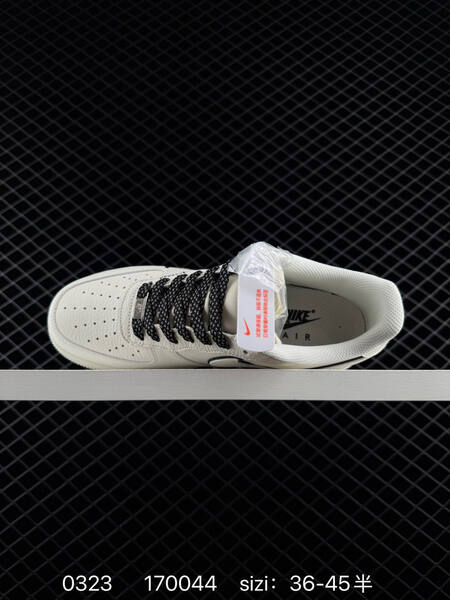 Nike Air Force 1 07 Low Sail White Black EU 36-45 5 lifestyle