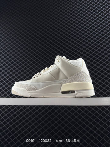 Jordan Air Jordan 3 Retro Mocha Off White Cream Dark Brown EU 36-45 Basketball Shoe - Unisex (BS-80676)