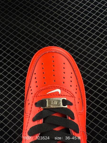 Nike Air Force 1 Low red black EU 36-45 lifestyle