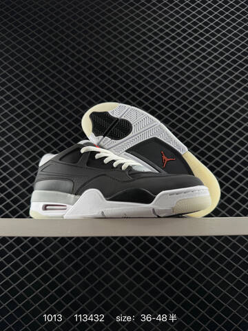 Jordan Air Jordan 4 RM Black Grey White Cream EU 36-48 Basketball Shoe - Unisex (BS-80526)