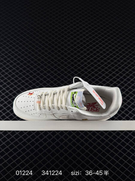 Nike Air Force 1 07 Low White Sail with multicolor embroidered details EU 36-45 5 lifestyle