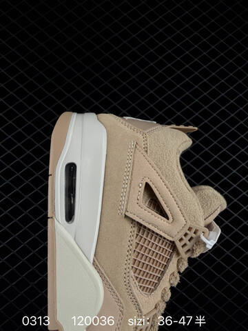 Jordan Air Jordan 4 Retro Frozen Moments Beige Off White EU 36-47 Basketball Shoe - Unisex (BS-79665)