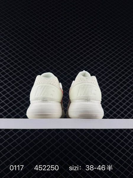 Other Nike Swoosh cream white with red swoosh and lifestyle