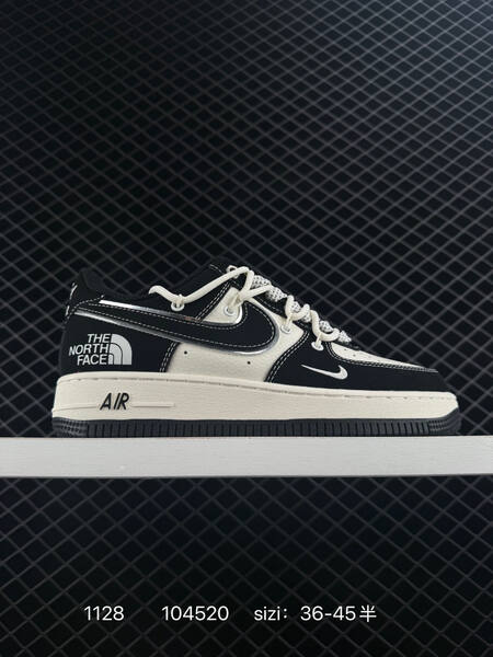 Nike Air Force 1 07 black white cream EU 36-45 lifestyle