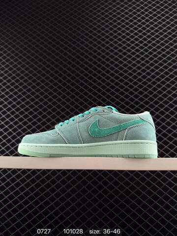 Jordan Air Jordan 1 Low HQ8111-300 Washed Teal Light Mint EU 36-46 Sneaker - Unisex (BS-81011)