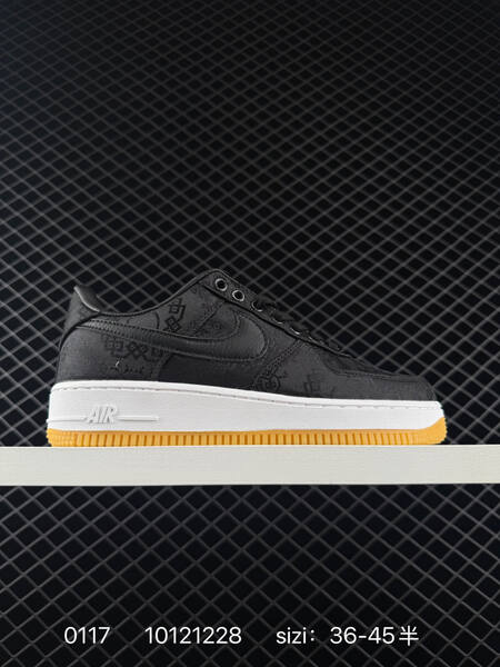 Nike Air Force 1 white blue peach black with gum sole EU 36-45 lifestyle