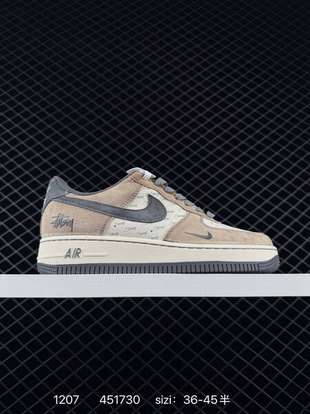 Nike Air Force 1 07 LV8 white grey black EU 36-45 5 lifestyle