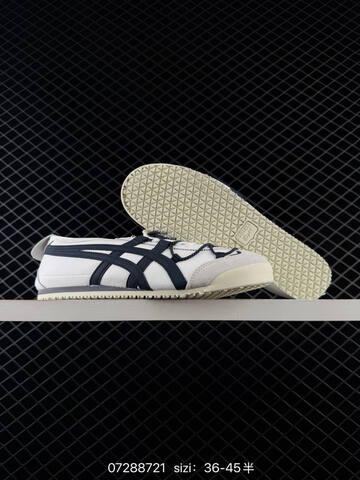 Onitsuka Tiger MEXICO 66 White Off White Navy EU 36-45 Sneaker Casual Sneakers - Unisex (BS-81679)