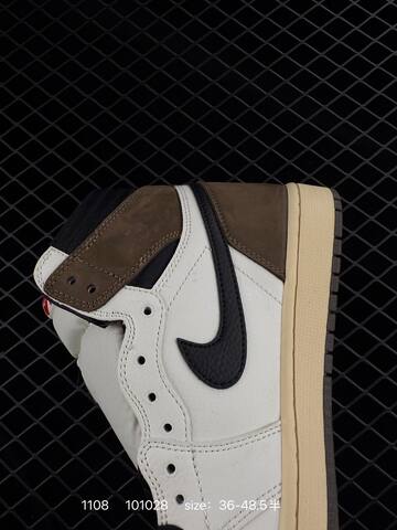 Jordan Air Jordan 1 Retro High OG White Brown Black Cream EU 36-48 5 Basketball Shoe - Unisex (BS-80322)