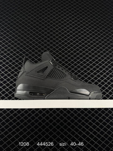 Jordan Air Jordan 4 Retro Black EU 40-46 Basketball Shoe - Men's (BS-80090)