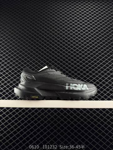 HOKA ONE ONE Mafate X Black Grey Silver EU 36-45 Running Shoe Running Sneakers - Unisex (BS-86610)