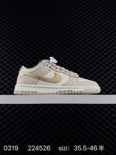 Nike SB Dunk Low Beige White Gold 35 5-46 5 skate lifestyle