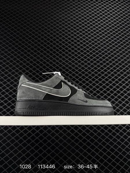 Nike Air Force 1 07 gray black EU 36-45 casual lifestyle