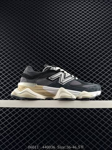 New Balance 9060 Black Grey White Beige EU 36-46 5 Sneaker - Unisex (BS-83322)