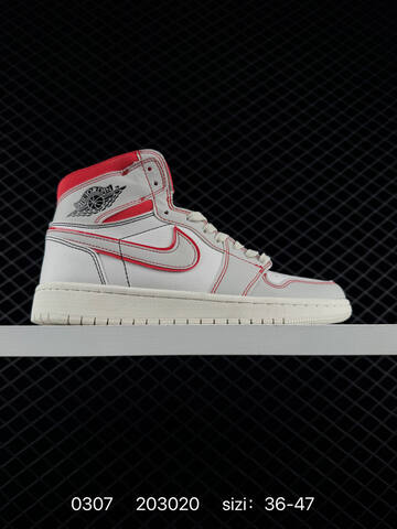 Jordan Air Jordan 1 Mid White Black EU 36-47 Basketball Shoe - Unisex (BS-79696)